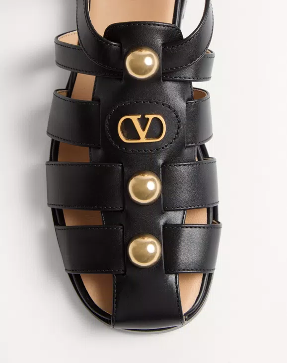 Valentino Vlogo Signature Calfskin Fisherman Sandal 20Mm - Image 3